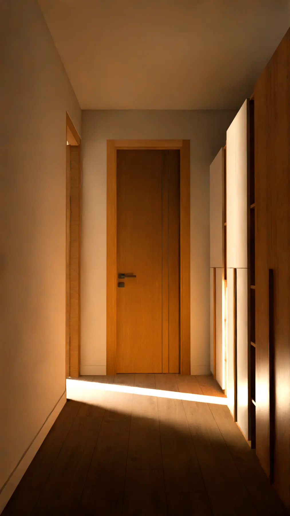 Hallway, closet and joinery detail