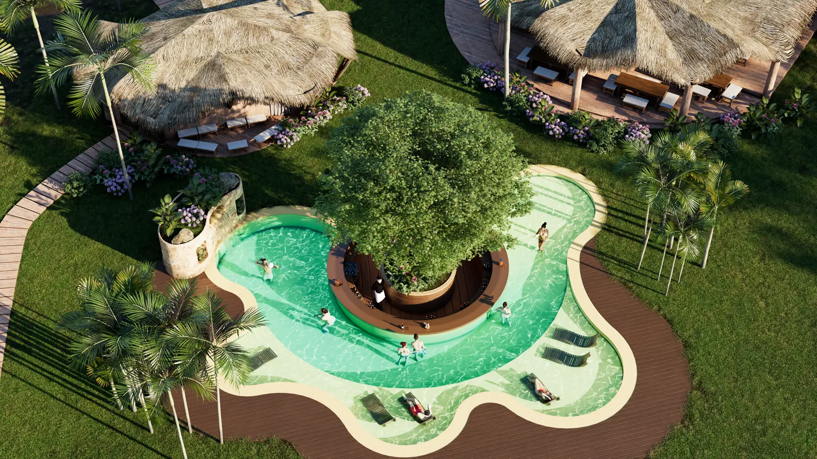 Mandala — pool project